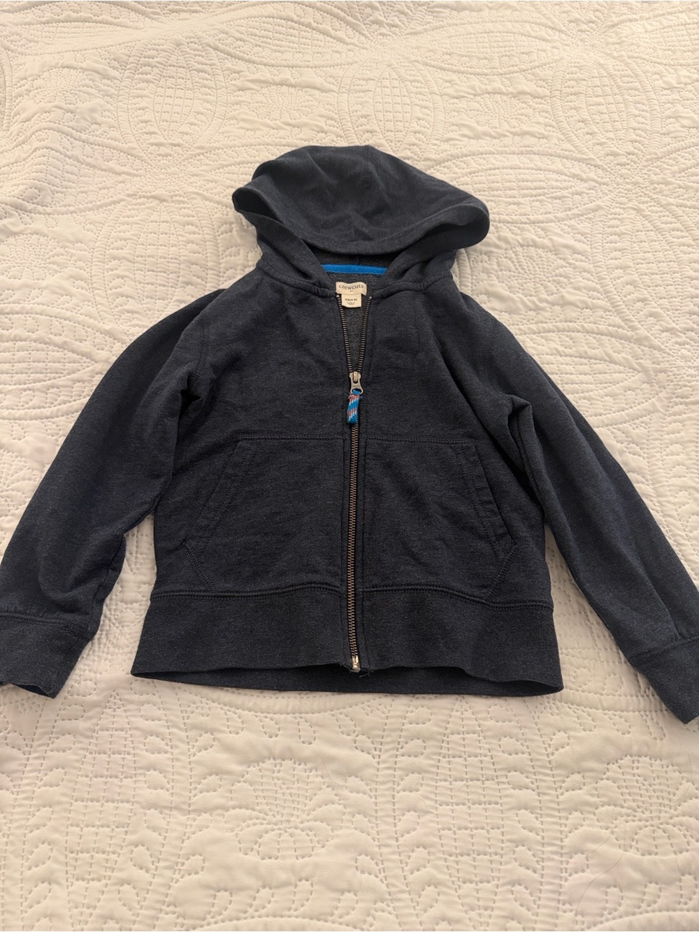 Navy blue Zip-Up Hooded Sweatshirt - Kids (JCrew)